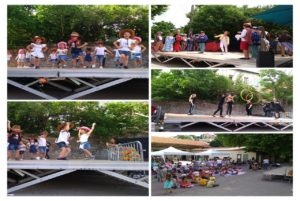 Ecole Sainte Marie Fuveau fête de l'école 2021 photo montage avec des enfants de différentes classe qui dansent