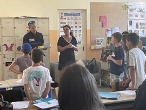 ecole sainte marie fuveau remise de prix par madame la maire aux enfants sécurité routière vélo