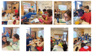 ecole Sainte Marie Fuveau experience chimique classe CM1 2025