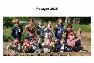 PHOTO D'ARTICLES SITE INTERNET ecole sainte marie Fuveau potager 2025