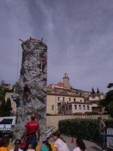 ecole sainte marie fuveau mur d'escalade journée des oympiades 2025